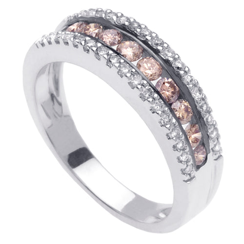 0.80ct 14K or 18K White Gold Diamond Ring