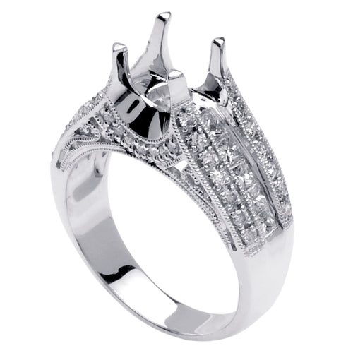 1.00ct 14K or 18K White Gold Diamond Ring