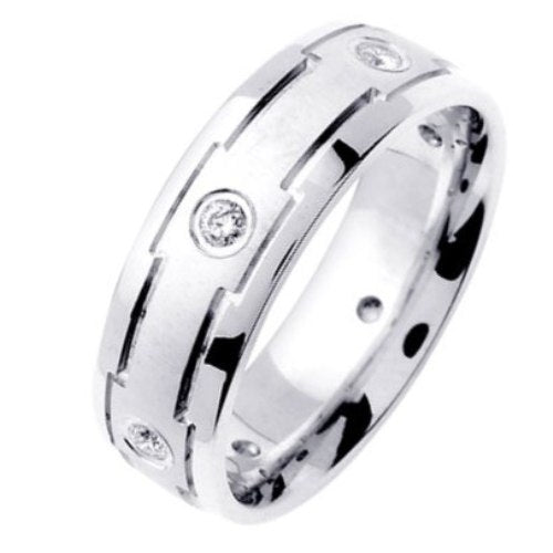 0.30ct 14K or 18K White Gold Diamond Ring