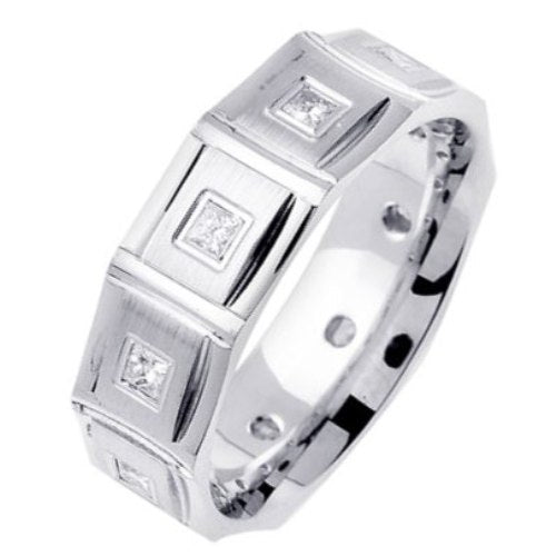 0.10ct 14K or 18K White Gold Diamond Ring