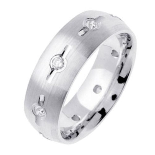 0.40ct 14K or 18K White Gold Diamond Ring