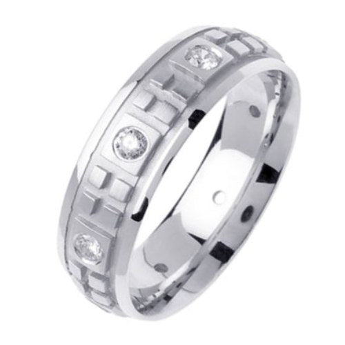 0.48ct 14K or 18K White Gold Diamond Ring