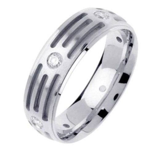 0.36ct 14K or 18K White Gold Diamond Ring