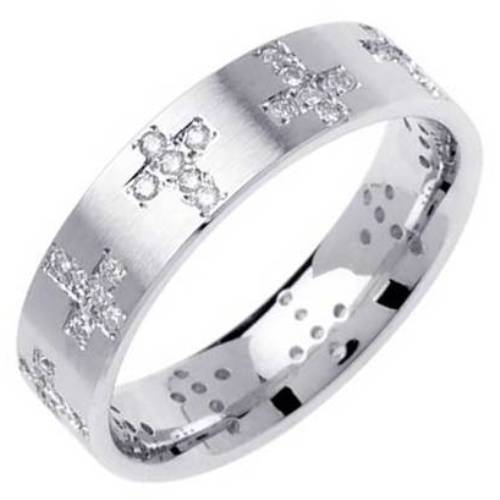0.45ct 14K or 18K White Gold Diamond Ring