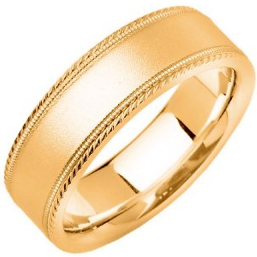 14K or 18K Yellow Gold Traditional Ring