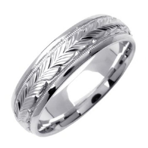 14K or 18K White Gold Celtic Ring