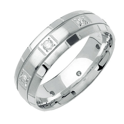 0.30ct 14K or 18K White Gold Diamond Ring