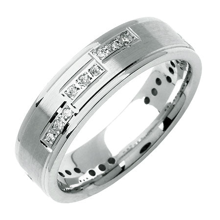 0.27ct 14K or 18K White Gold Diamond Ring