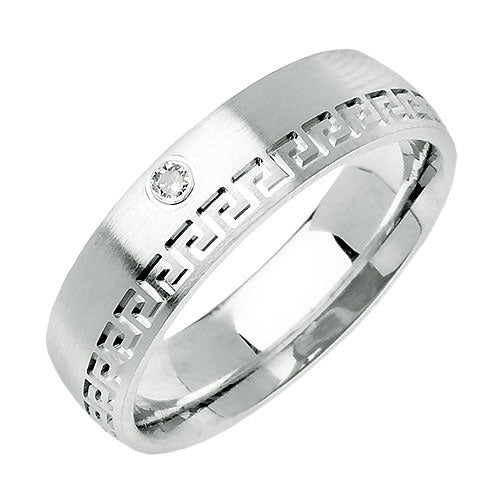 0.04ct 14K or 18K White Gold Diamond Ring
