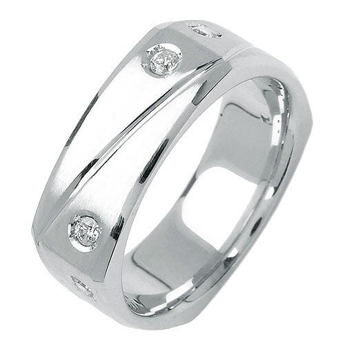 0.32ct 14K or 18K White Gold Diamond Ring