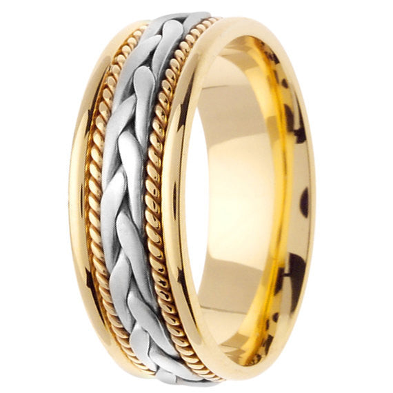 Hand Braided Cord Ring Band