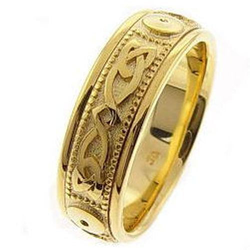 Celtic Knot Comfort Fit Ring Band