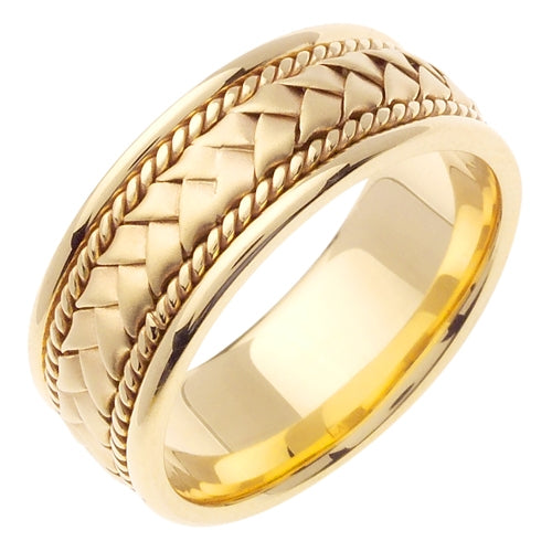 Hand Braided Wedding Rings