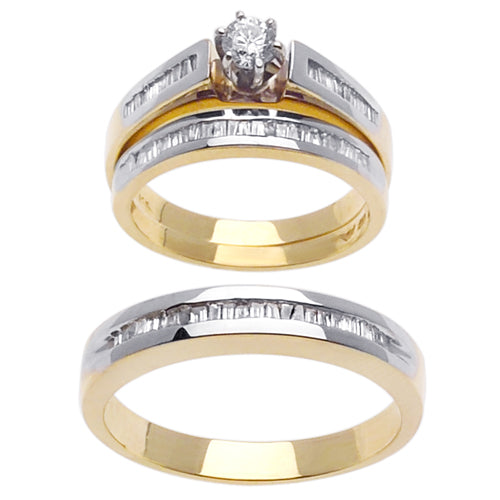 Two- or Three-Piece Engagement Rings