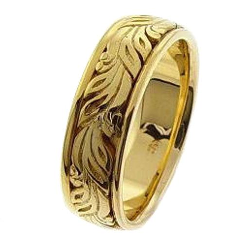 18K White or Yellow Gold Celtic Ring