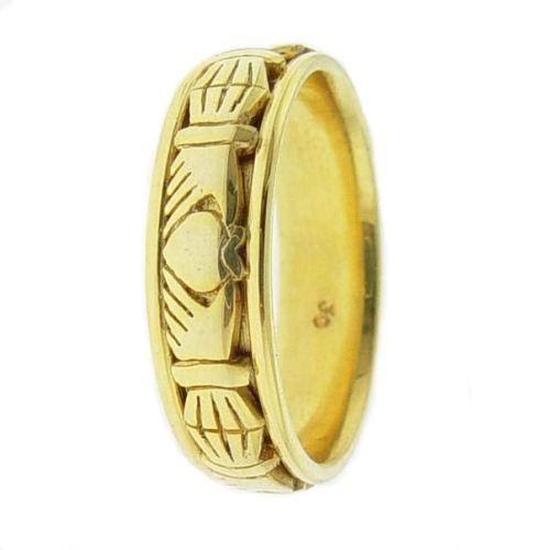 14K White or Yellow Gold Celtic Ring