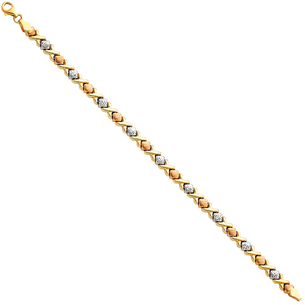 14k Gold Stampato Bracelet