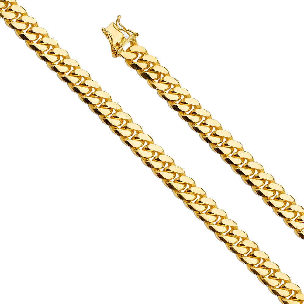 14k Gold Miami Cuban Chain Necklace 8.3MM
