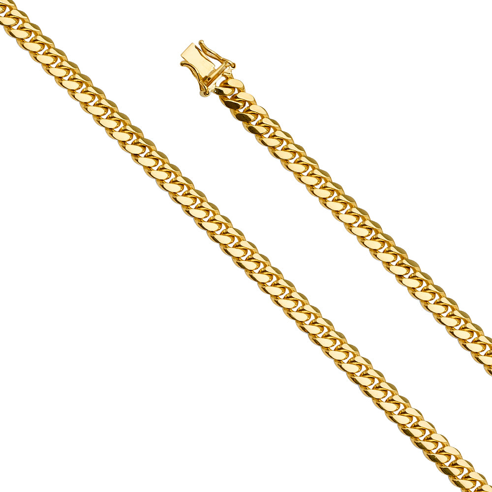 14k Gold Miami Cuban Chain Necklace 6.0 MM - 0