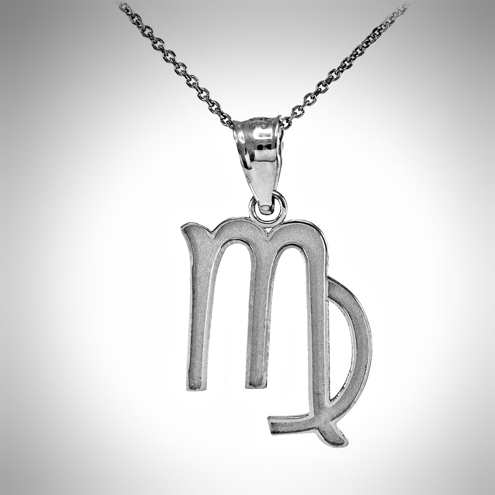 Zodiac Sign Virgo (Aug 23-Sep 22) Pendant Necklace