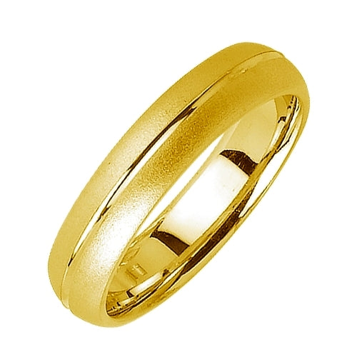 14K or 18K Yellow Gold Traditional Ring