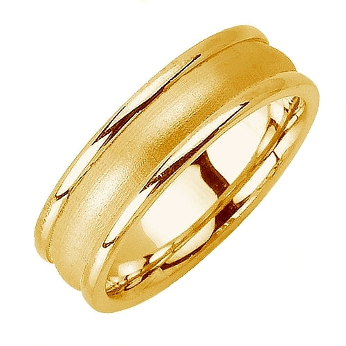 14K or 18K Yellow Gold Traditional Ring