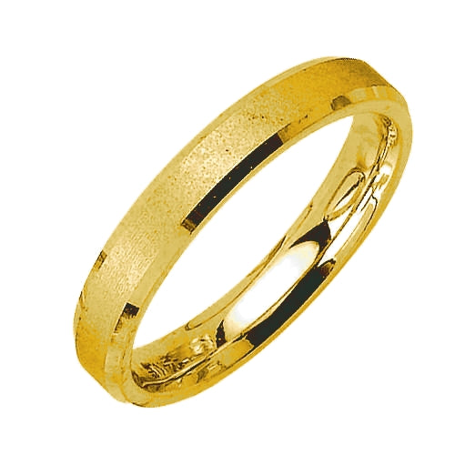 14K or 18K Yellow Gold Plain Ring