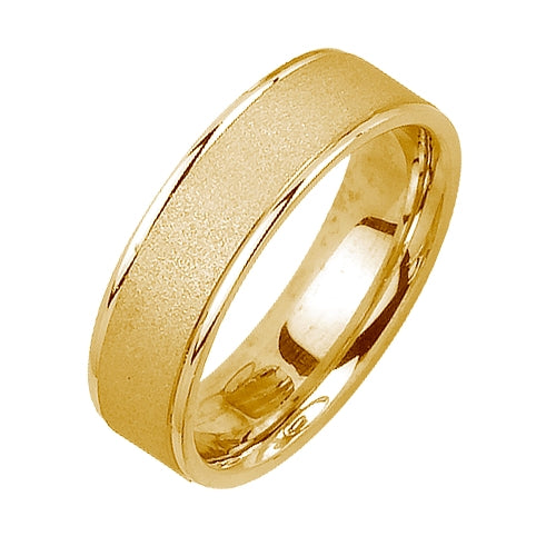 14K or 18K Yellow Gold Plain Ring