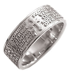 14K or 18K White Gold Celtic Ring