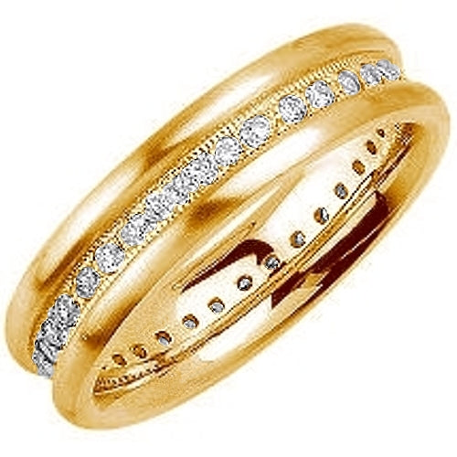 0.52ct 14K or 18K Yellow Gold Diamond Ring