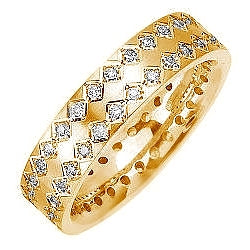 0.60ct 14K or 18K Yellow Gold Diamond Ring