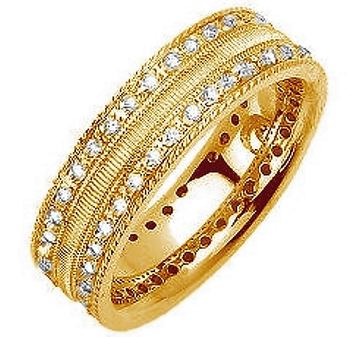 0.72ct 14K or 18K Yellow Gold Diamond Ring