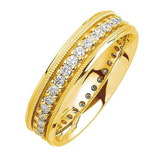 0.93ct 14K or 18K Yellow Gold Diamond Ring
