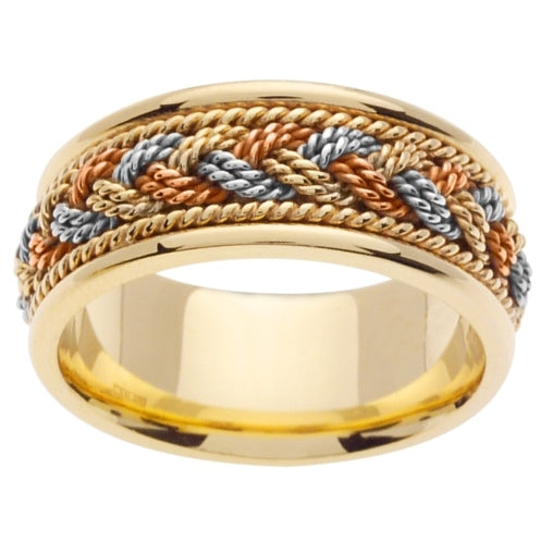 7 Strand Hand Braided Ring Band