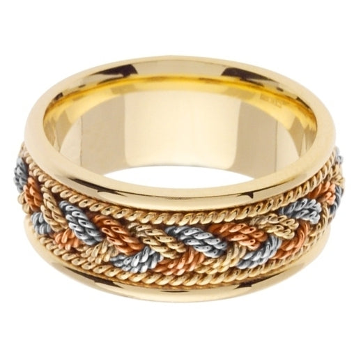 7 Strand Hand Braided Ring Band