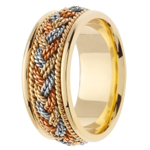 7 Strand Hand Braided Ring Band