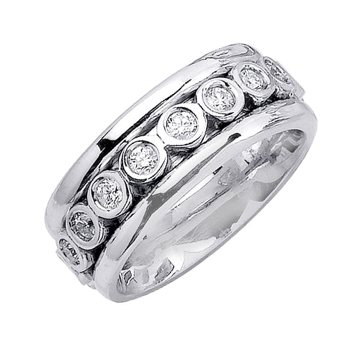 1.65ct 14K or 18K White Gold Diamond Ring