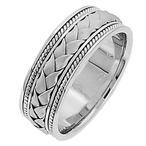 14k Hand Braided Ring Band