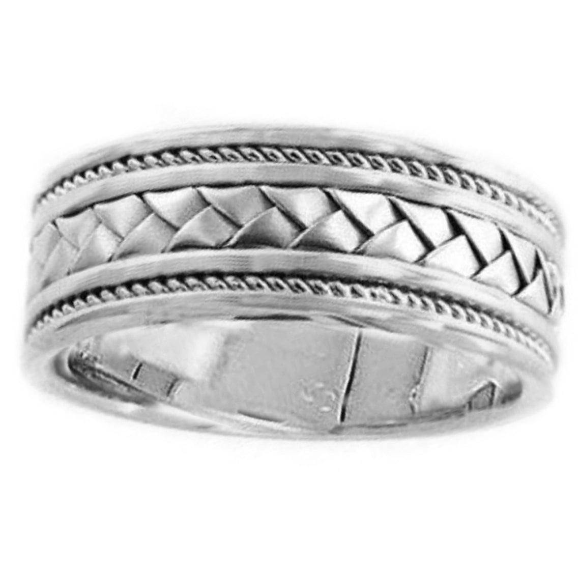 14k Hand Braided Ring Band