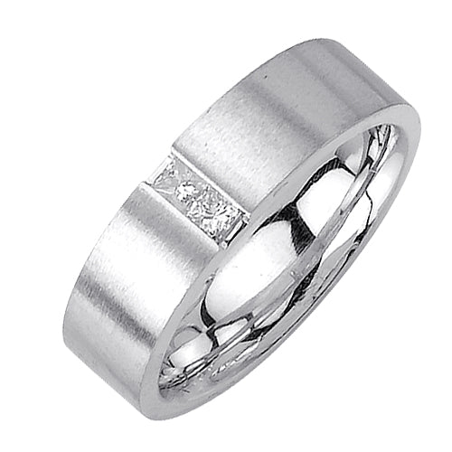 0.24ct 14K or 18K White Gold Diamond Ring