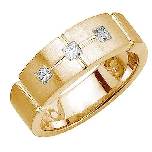 0.24ct 14K or 18K Yellow Gold Diamond Ring