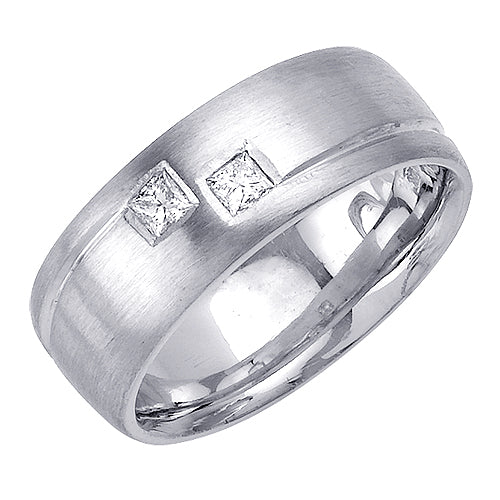 0.24ct 14K or 18K White Gold Diamond Ring