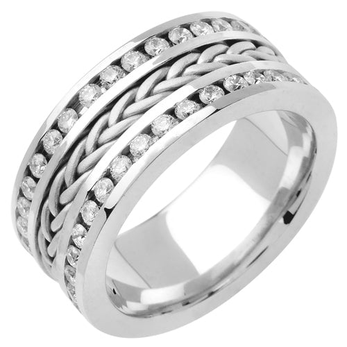 1.75ct 14K or 18K White Gold Diamond Ring