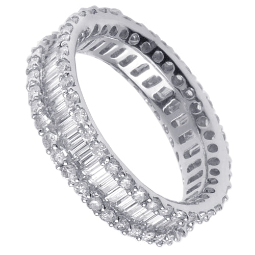 2.80ct 14K or 18K White Gold Diamond Ring
