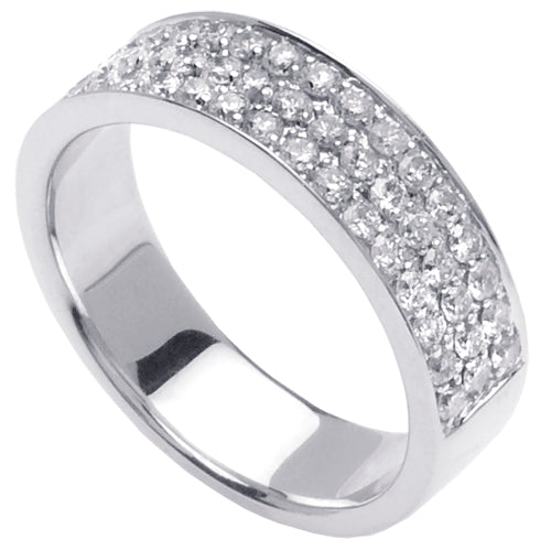 0.85ct 14K or 18K White Gold Diamond Ring
