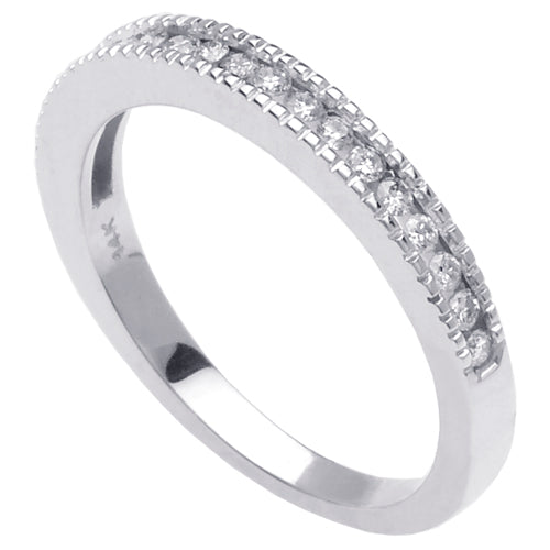 0.25ct 14K or 18K White Gold Diamond Ring