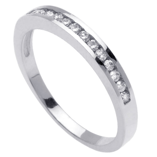 0.25ct 14K or 18K White Gold Diamond Ring