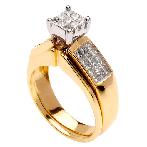 1.15ct 14K or 18K Yellow Gold Diamond Ring