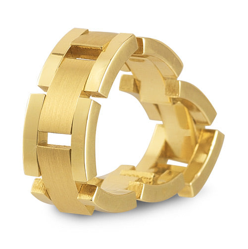 14K or 18K Yellow Gold Flexible Ring
