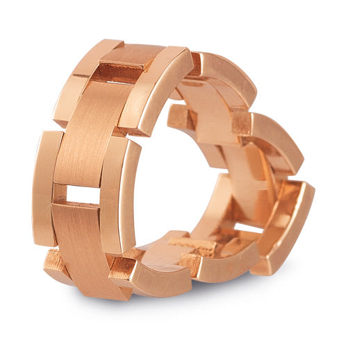 14K or 18K Rose Gold Flexible Ring